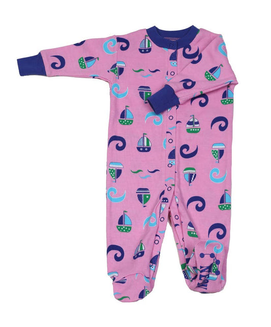 Girls Sailboat N'Waves Footie