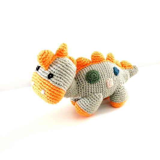 Knitted Dino Rattle