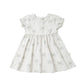 Organic Cotton Puff Sleeve Dress - Tropical