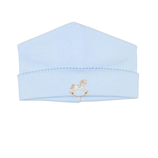 Hobby Horse Blue Embroidered Hat