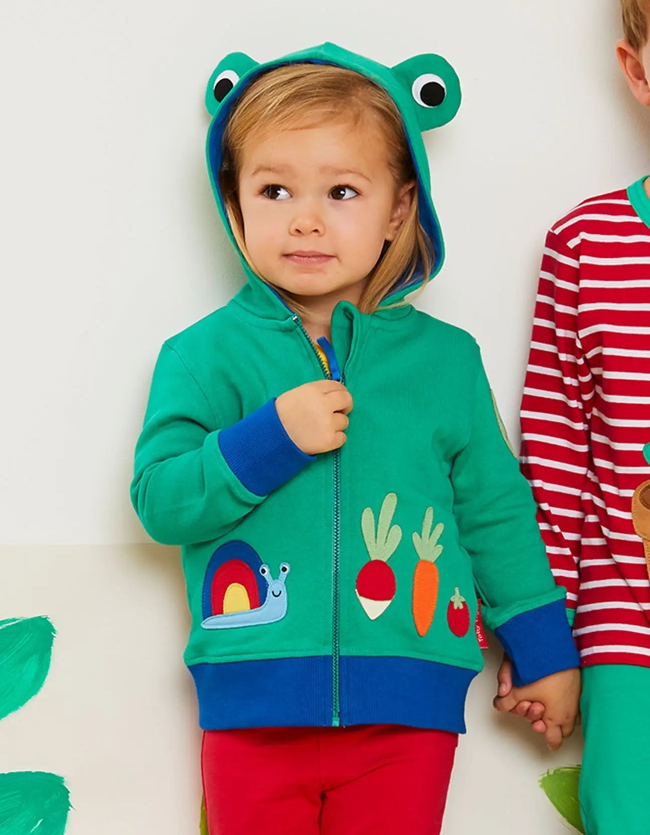 Organic Frog Applique Jacket