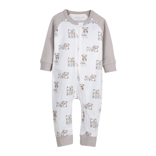 Books and Koala Print Organic Romper/Jumpsuit