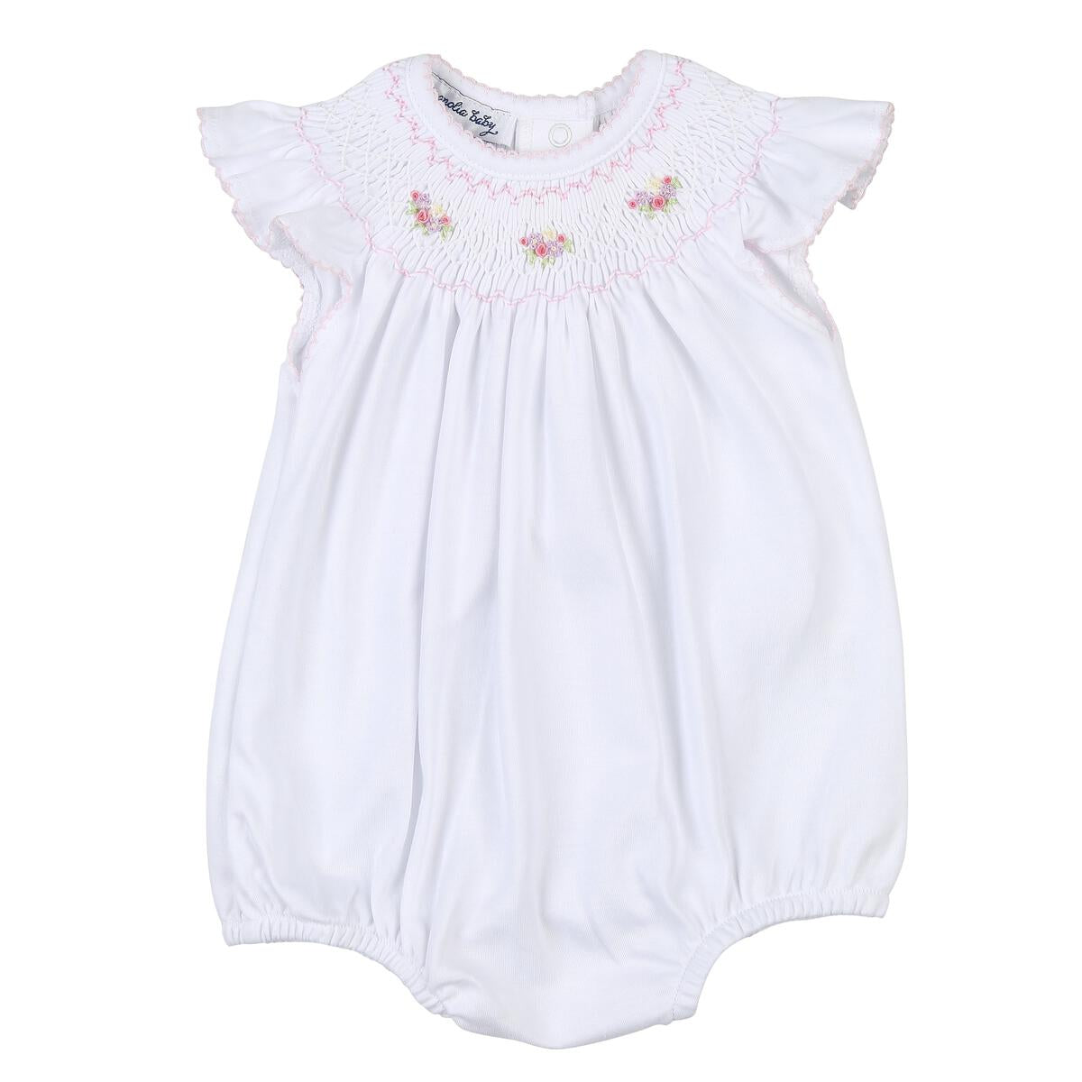 Lindsay & Luke Smocked Bishop Flutter Bubble