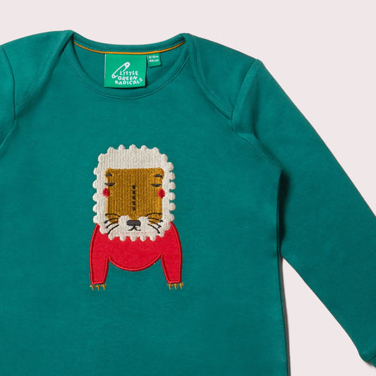 Organic Mountain Lion Appliqué Shirt