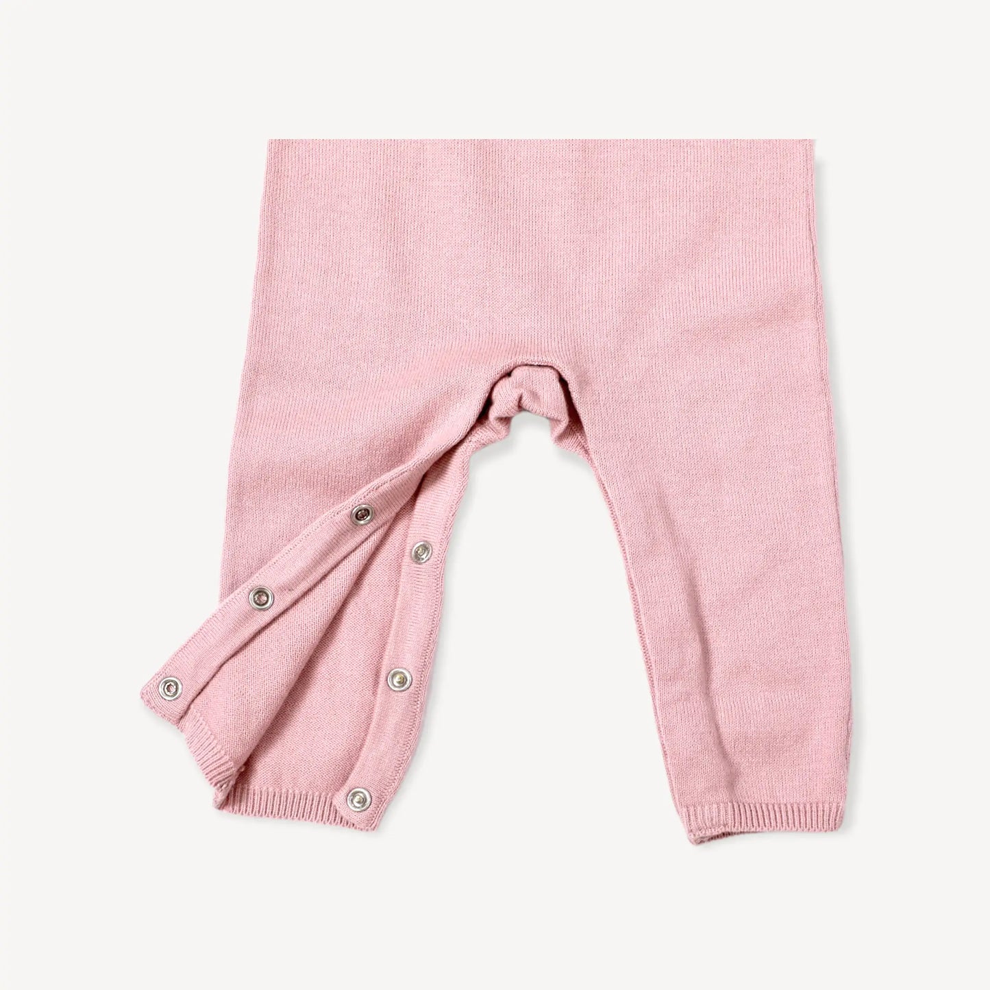 Milan Pink Ruffle Knit Jumpsuit