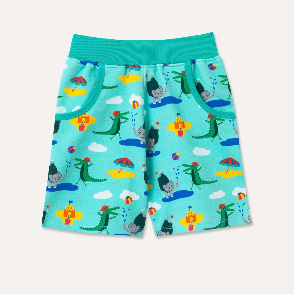 Crocodile and Elephant Seaside Shorts