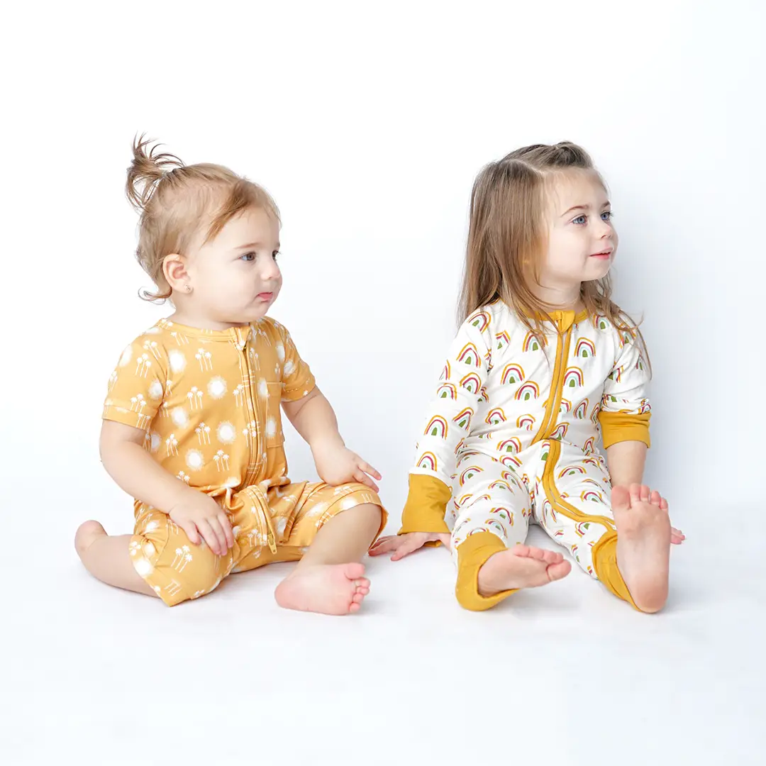 Sunny Days Bamboo Shortie Romper