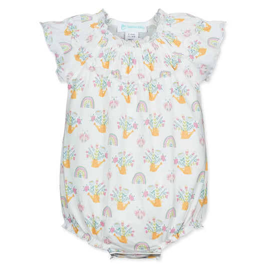 Watering Cans Ruched Pima Bubble