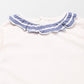 Ecru Top with Ruffle Neck